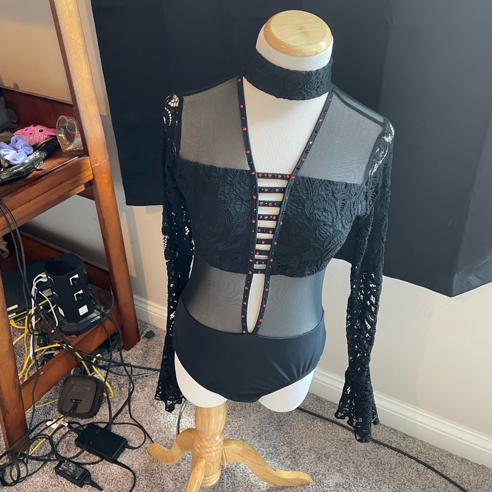 Black Jazz/Contemporary dance costume